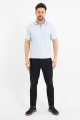 Bosmenti Polo Collar Short Sleeve - BEIGE