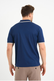 Bosmenti Polo Collar Short Sleeve - MARINE