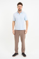 Bosmenti Polo Collar Short Sleeve - BEIGE