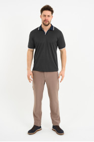 Bosmenti Polo Collar Short Sleeve - DARK GREEN