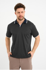 Bosmenti Polo Collar Short Sleeve - DARK GREEN