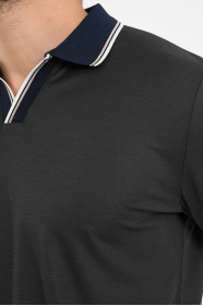 Bosmenti Polo Collar Short Sleeve - DARK GREEN