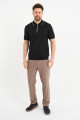 Bosmenti Zip Polo Collar Short Sleeve - MARINE