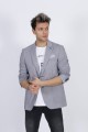 NAVY BLUE COLOR REGULAR-FIT BLAZER İN TWILL