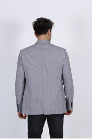 NAVY BLUE COLOR REGULAR-FIT BLAZER İN TWILL