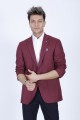 PARLIAMENT COLORED, REGULAR-FIT LINEN BLAZER