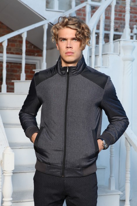 WATER-REPELLENT PUFFER JACKET WİTH BLACK COLOR