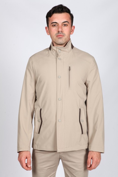 WATER-REPELLENT JACKET/ BEİGE COLOR