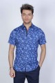 SPORT COTTON SHIRT, SHORT SLEEVE, BUTTON FASTENING ON THE FRONT. CREAM