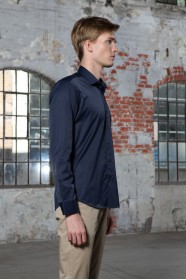 NAVY BLUE COLOR BASIC TRAVELLER SHIRT