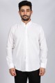 INDIGO COLOUR, LONG SLEEVE, REGULAR FIT, COTTON LINEN SHIRT