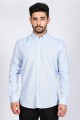 INDIGO COLOUR, LONG SLEEVE, REGULAR FIT, COTTON LINEN SHIRT