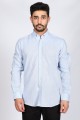 BLUE COLOUR, LONG SLEEVE, REGULAR FIT, COTTON LINEN SHIRT