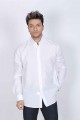 WHITE COLOR, LONG SLEEVE, CLASSIC MOLD, LINEN SHIRT