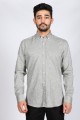 NAVY BLUE COLOUR, LONG SLEEVE, REGULAR FIT, COTTON LINEN SHIRT