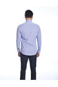 ﻿﻿ Uzun Kol Gömlek Regular Lacivert