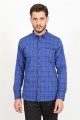 LONG SLEEVE REGULAR SHIRT. BLUE