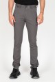 BLACK COLORED, REGULAR-FIT CHINO TROUSERS.