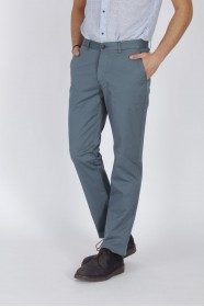 DARK GREEN COLORED, REGULAR-FIT CHINO TROUSERS.