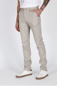 BLACK COLOUR, REGULAR-FİT, SEERSUCKER DRAWSTRİNG COTTON TROUSERS