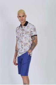 PARLIAMENT COLOUR LINEN BERMUDA SHORTS