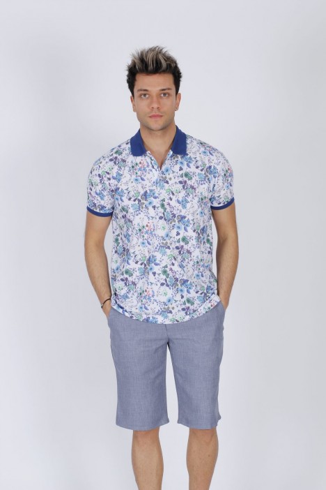 PARLIAMENT COLORED COTTON BERMUDA SHORTS