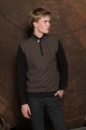 PURPLE COLOR TURTLENECK ZİPPERED SWEATSHIRT