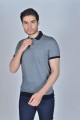 SHORT SLEEVE, MADE OF SPECIAL MERCERIZED FABRIC, POLO COLLAR, SNAP-BUTTON FASTENING , CLASSIC T-SHIRT. LILY