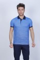 NAVY BLUE COLOR, SHORT SLEEVE, REGULAR-FIT, POLO T-SHIRT.