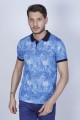 NAVY BLUE COLOR, SHORT SLEEVE, REGULAR-FIT, POLO T-SHIRT.