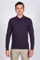 BLACK COLOR POLO T-SHIRT WITH LYCRA AND COTTON COLLAR