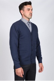 PARLIAMENT WOOL CARDIGAN WITH POCKETS AND BUTTONS