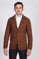 WOOL JACKET WITH BUTTONS. DARK GREEN 