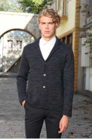 KHAKI WOOL JACKET WITH BUTTONS