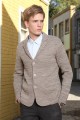 LIGHT PURPLE WOOL JACKET WITH BUTTONS