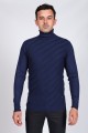 NAVY BLUE COLOR BASIC HIGH NECK SWEATER