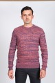 DOUBLE-KNIT SWEATER WİTH BLUE COLOR