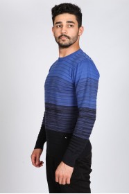 NAVY BLUE (VERSIYON-1) COLOR CREW- NECK SWEATHER