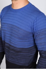 NAVY BLUE (VERSIYON-1) COLOR CREW- NECK SWEATHER