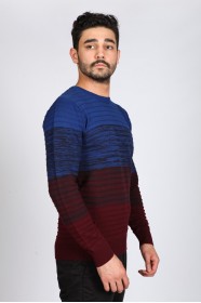 DARK BORDO COLOR CREW- NECK SWEATHER