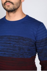 DARK BORDO COLOR CREW- NECK SWEATHER