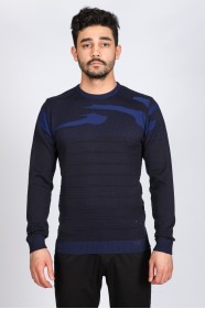 NAVY BLUE (VERSION-1) COLOR CREW- NECK SWEATHER