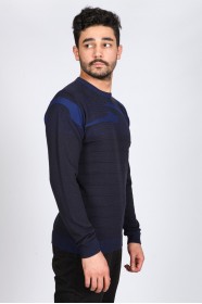 NAVY BLUE (VERSION-1) COLOR CREW- NECK SWEATHER