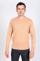 SALMON COLOR LONG SLEEVE CREWNECK SWEATHER