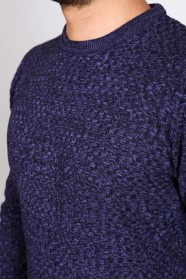 LILAC (VERSION-2) COLOR ROUND NECK WOOL BLEND SWEATER
