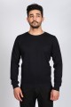 SAX BLUE COLOR CREW- NECK SWEATHER