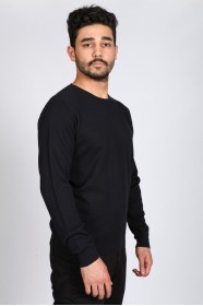 NAVY BLUE COLOR CREW- NECK SWEATHER