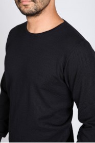 NAVY BLUE COLOR CREW- NECK SWEATHER