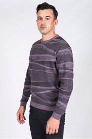 LİGHT PURPLE COLOR COTTON KNIT SWEATER