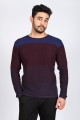 DARK PURPLE COLOR CREW- NECK SWEATHER